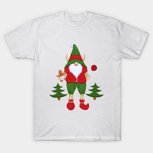 Christmas gnome T-Shirt by Torrika